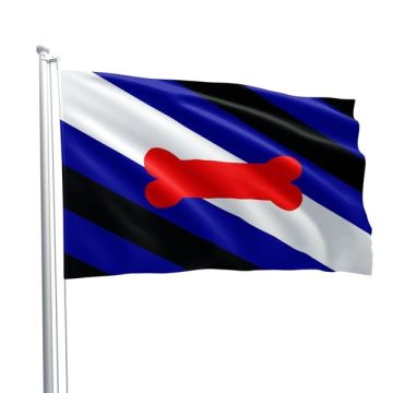 Puppy Play Pride Flag - 90 x 150 cm