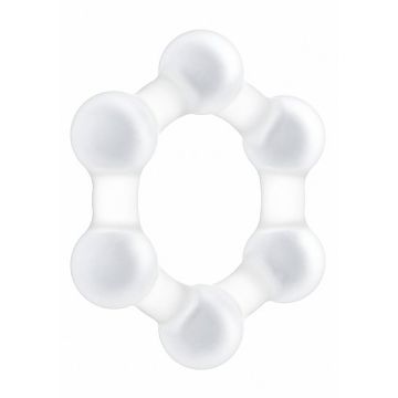 Rekbare Cockring met Gewicht No. 82 - Transparant