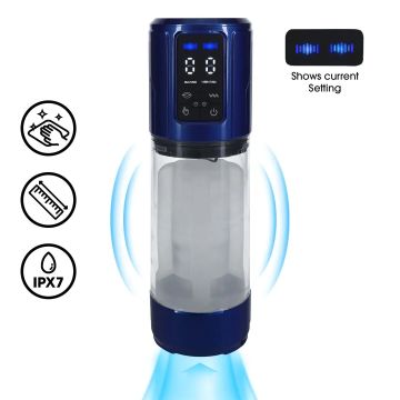 UltraLift Automatische Waterproof Masturbator Penispomp - Blauw