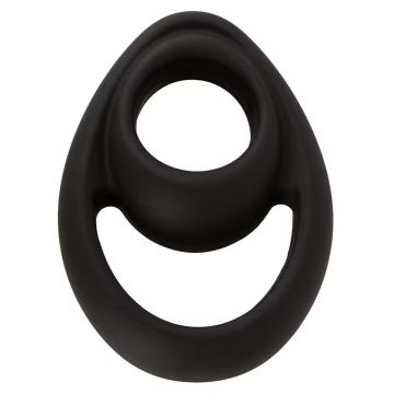 Silicone Cock en Ball Ring - Zwart