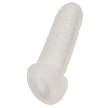 Penissleeve met Testikelring Transparant - 18 cm