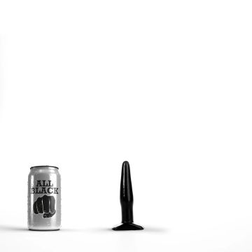 All Black Rick Butt Plug - 12 cm