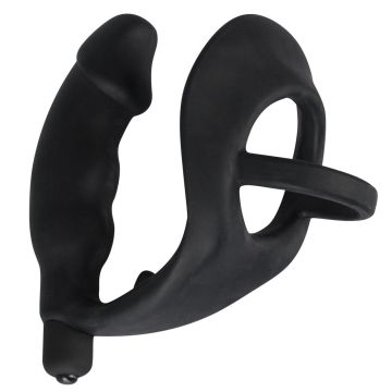 Cockring en Buttplug met Vibratie