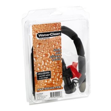 Zachte Siliconen Intieme Douche - Zwart