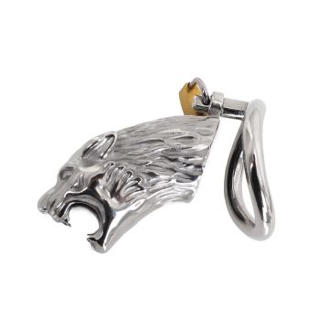 Cock Cage Lion - Zilver*