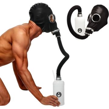 Gasmasker Met Fles Dark Inhaler - Zwart