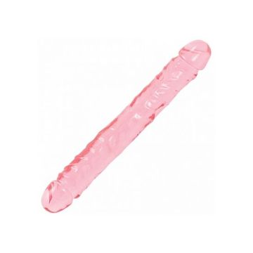 Dubbele Dildo Roze - Crystal Jellies