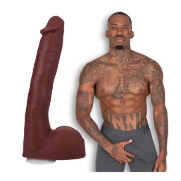 Realistiche Dildo Pressure Chocolade Bruin - 25cm