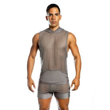 GIGO Hoody T-Shirt - Licht Grijs