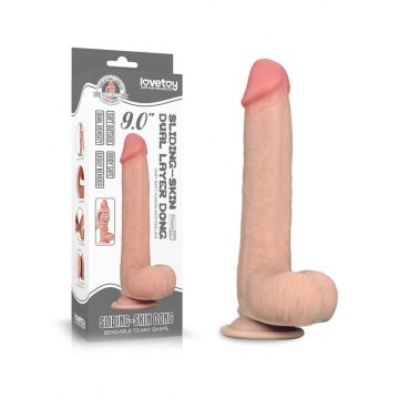 Realistische Dildo met Sliding Skin