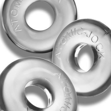 3-Pack Cockringen Ringer Max Oxballs - Clear
