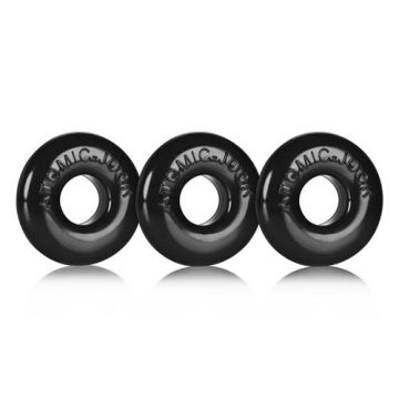 Oxballs Ringer Cockring 3-pack-Zwart
