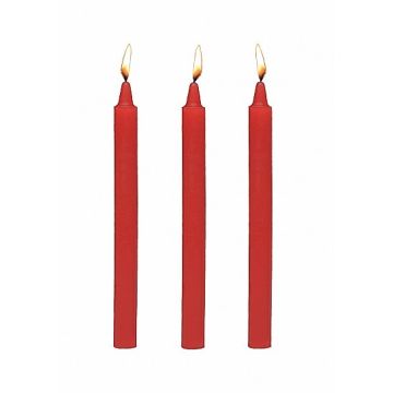 SM Kaarsen 3 Stuks - Rood*