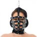 Rimba Riemen masker met ophangring aan bovenzijde* Rimba Riemen masker met ophangring aan bovenzijde*