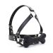 Hoofdharnass met Bone Gag - Zwart Hoofdharnass met Bone Gag - Zwart