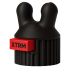 XTRM KINKY Lekvrije Dubbele Inhalator Zwart - Small XTRM KINKY Lekvrije Dubbele Inhalator Zwart - Small
