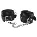 Locking Padded Wrist Cuffs with Chain Locking Padded Wrist Cuffs with Chain