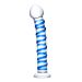 Glas - Blue Spiral Glazen Dildo* Glas - Blue Spiral Glazen Dildo*