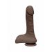 Realistische Dildo the D - Super D - Bruin*
