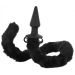 Siliconen Buttplug met Kattenstaart