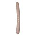 Veined Dubbele Dildo -Wit