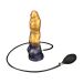 Dual Density Opblaasbare Dildo 25 cm - Goud/Zwart