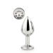 Zilveren Buttplug Gleaming - L* Zilveren Buttplug Gleaming - L*