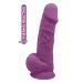 Realistische Dildo Met Ballen Real Love - Paars Realistische Dildo Met Ballen Real Love - Paars