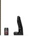 All Black Steroid Dildo The Coach - Zwart