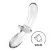 Satisfyer Double Crystal Dildo - Transparant Satisfyer Double Crystal Dildo - Transparant