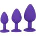 Trio Of Jewels Buttplug Set - Paars Trio Of Jewels Buttplug Set - Paars