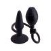 Zwarte Opblaasbare Buttplug - S
