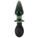 Vibrerende Glas en Siliconen Dubbele Buttplug Vibrerende Glas en Siliconen Dubbele Buttplug