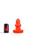 All Black Jeroen Buttplug - 17 cm Rood All Black Jeroen Buttplug - 17 cm Rood
