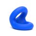 Liquid Silicone Rugby Ring - Blauw*