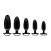 Buttplug set met vingergreep - 3 stuks