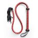 Bullwhip Zwart / Rood - 150 cm