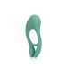Vibrerende Cockring Ultra Soft Silicone Pointed - Groen