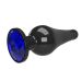 Jewellery Buttplug met Siersteen - Blauw Jewellery Buttplug met Siersteen - Blauw