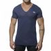ES Linnen V Neck T-Shirt Navy OP=OP! ES Linnen V Neck T-Shirt Navy OP=OP!