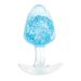 Crystal Buttplug Large - Blauw