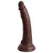 Realistische Dildo 2Density Silicone Cock 7 Inch - Bruin