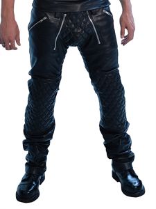Mister B Leather Padded Sailor Jeans