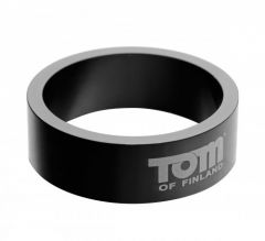 Tom of Finland Gun Metal Aluminium Cock Ring 4,5 cm