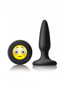 Zwarte Buttplug Mojis #OMG - 8.5 cm