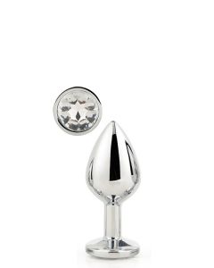 Zilveren Buttplug Gleaming - S