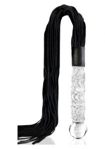 Icicles Glazen Dildo met Zweep No. 38