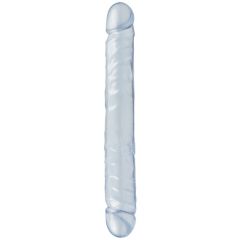 Dubbele Dildo - Lichtblauw - Crystal Jellies