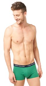 Tom Tailor Boxershort 3 Pack Red-Navy-Green