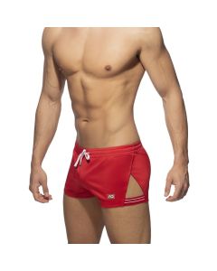 Addicted Side Stripe Short - Rood zij